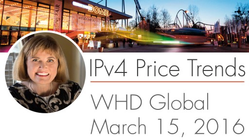 IPv4 Price Trends, presented at World Hosting Days Global 2016